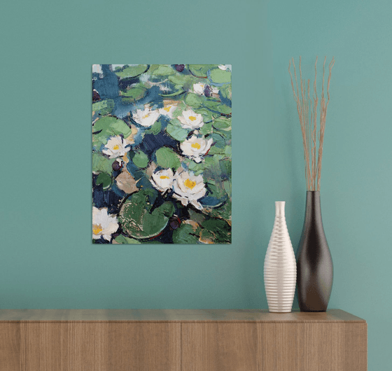 Water lilies - Pond - Flowers - Christmas gift