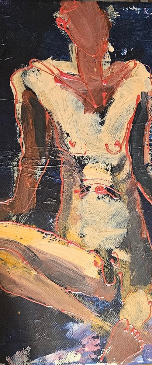 Male nude by Vera Stein