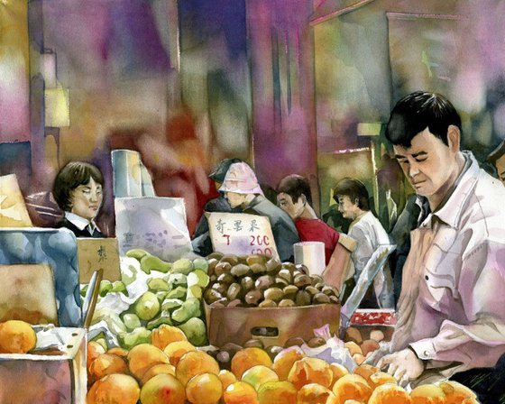 Shopping for Oranges for the Chinese New Year