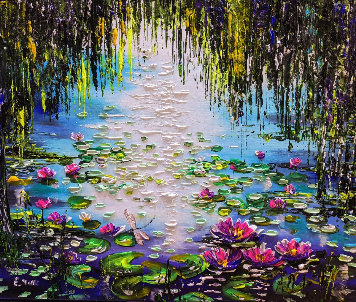 Water lilies by Evelina Vine