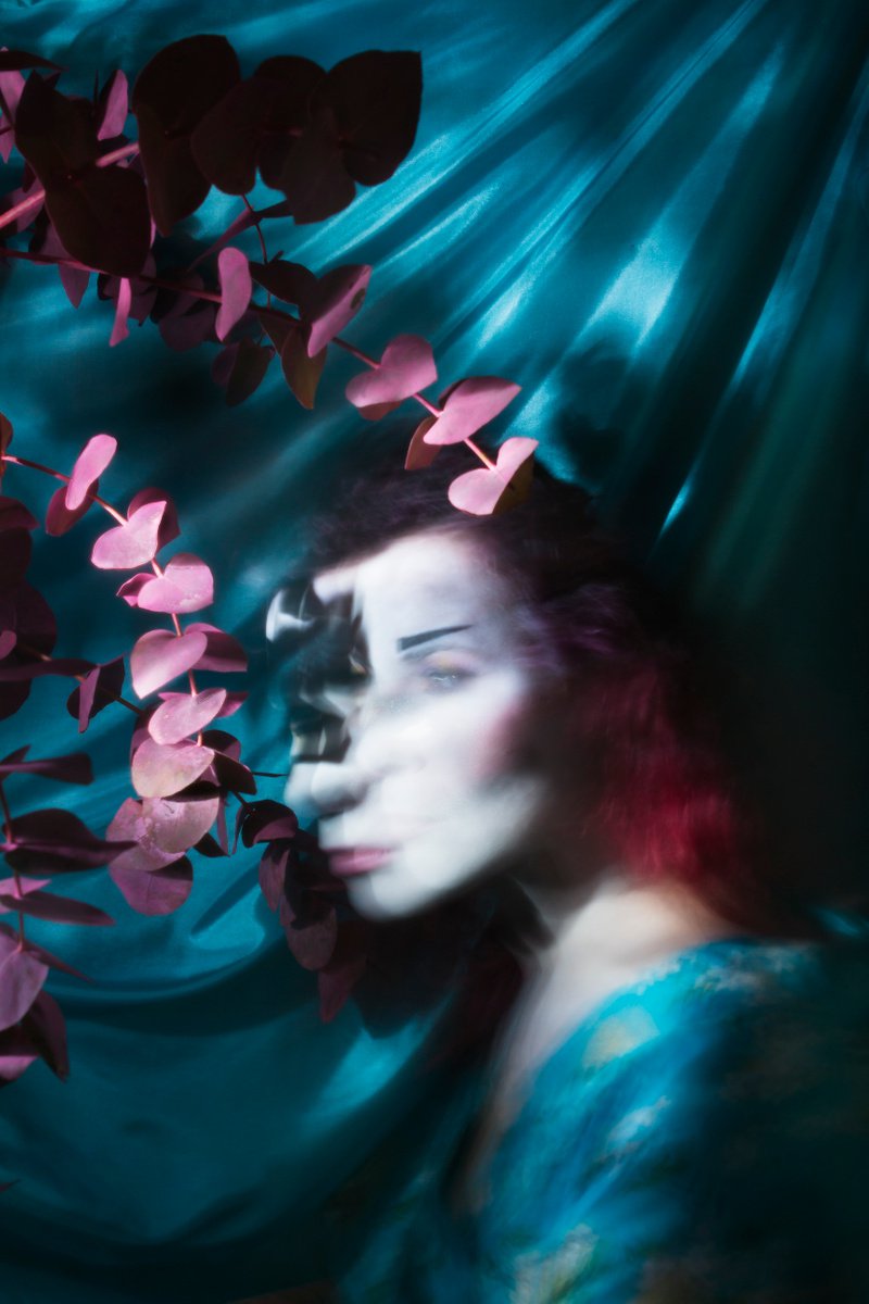 Impressionistic Portrait Photograph By Sandra Platas Hernandez, 17 X 23", Geisha I, Original Artwork