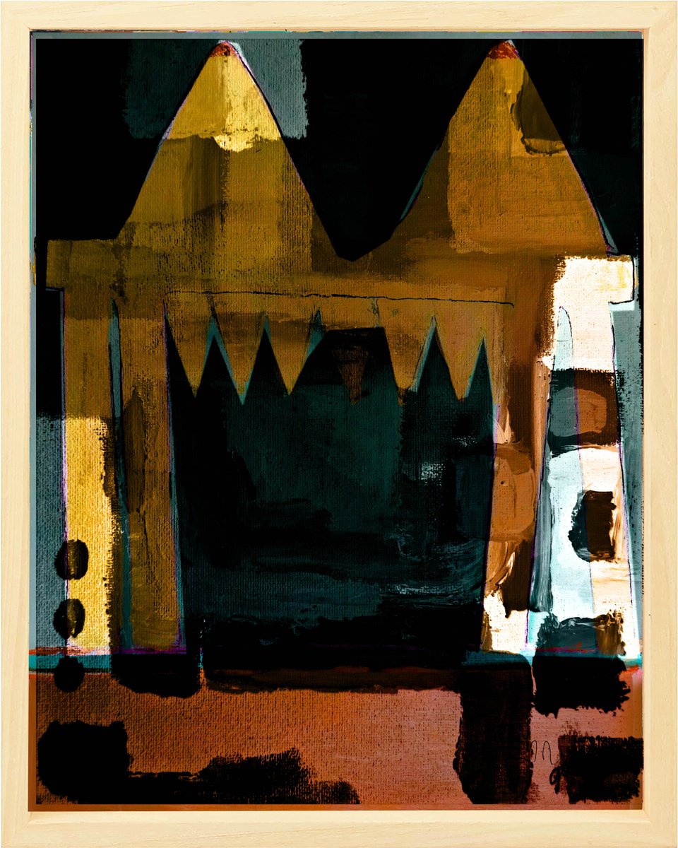 Expressive Painting , Liberation Of The Mind 366 4 By Geert Lemmers Fpa, 31 X 39, Artwork For Sale On Artfinder