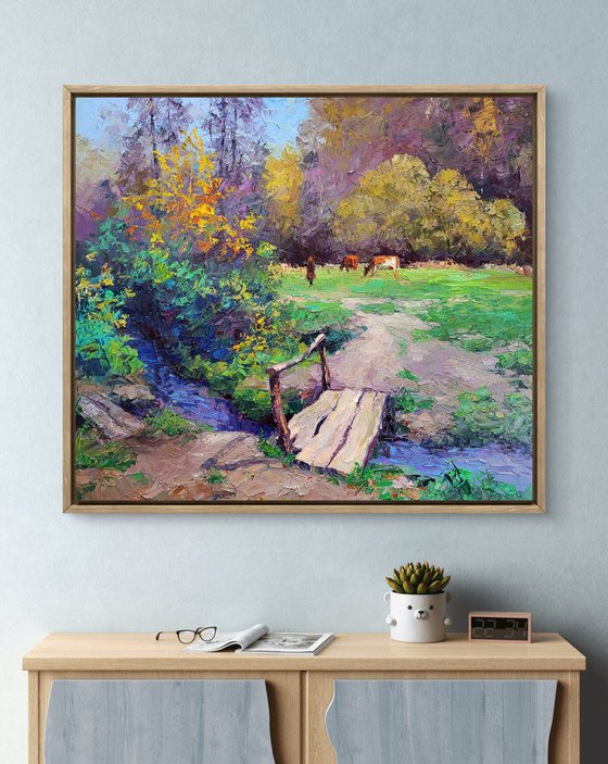 In the Pasture Before the Forest