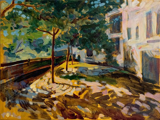 Sunlit Courtyard