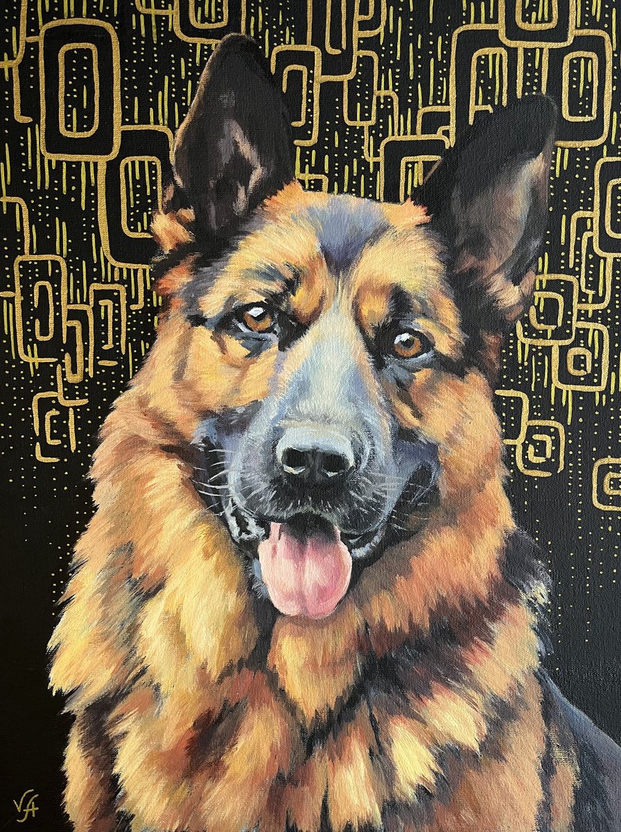 German Shepherd by Alona Vakhmistrova