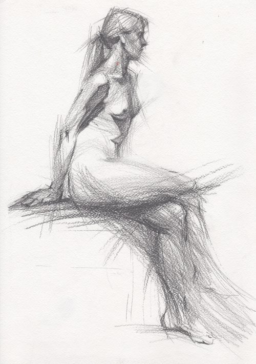 Abstract nude girls by Samira Yanushkova