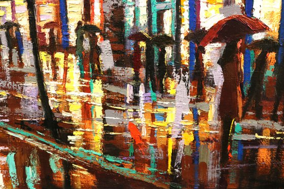 Broadway Rain and City Walkers