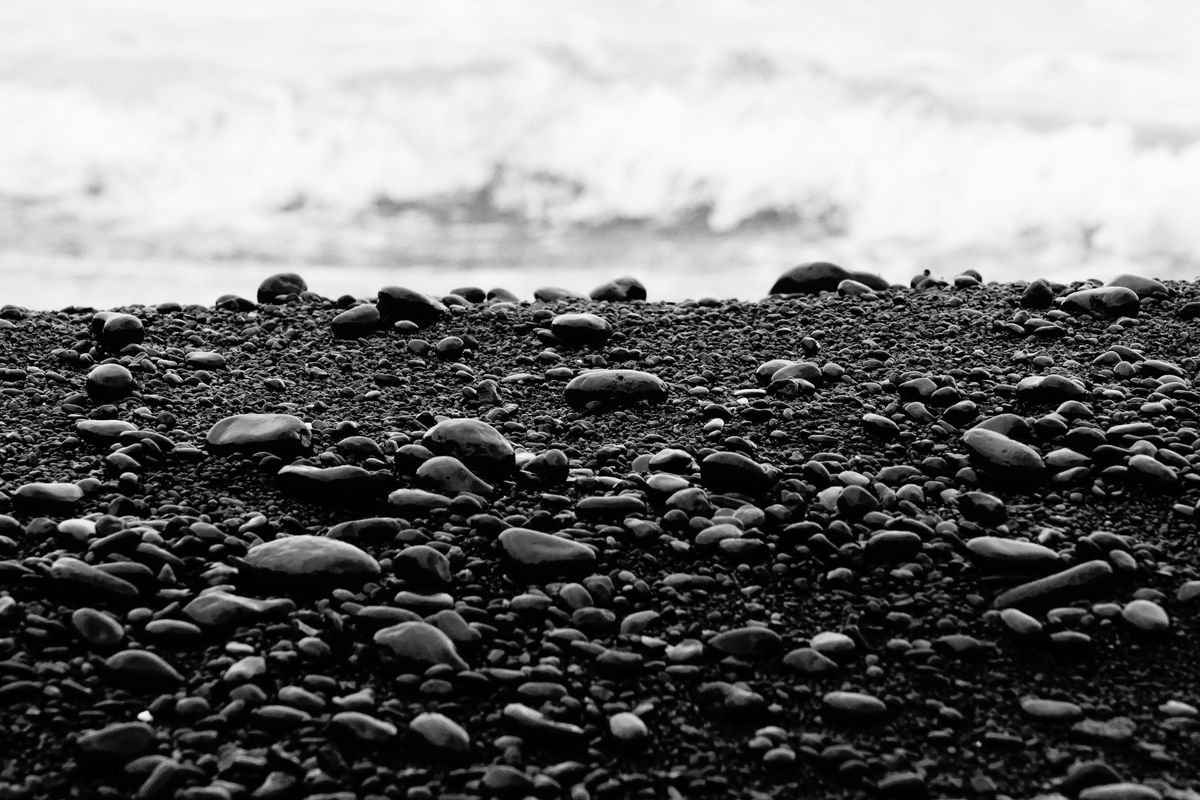 Maui Beach Black Sand 1.0 by Cutter Cutshaw