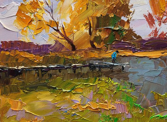 On the autumn river