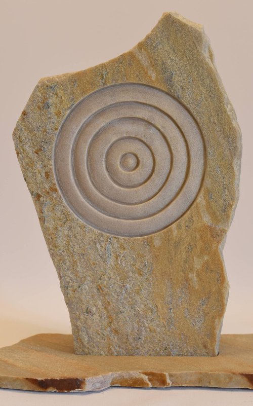 CIRCULAR BEIGE LANDSCAPE by MUGNIER MARC