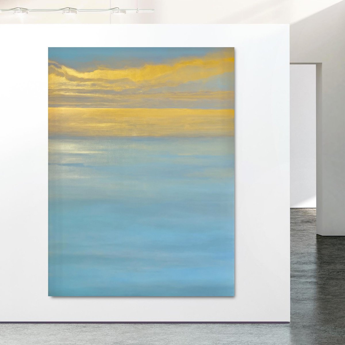 Photorealistic Landscape Oil Painting By Larissa Uvarova, 59 X 79", Deep Inside #41, Original Artwork