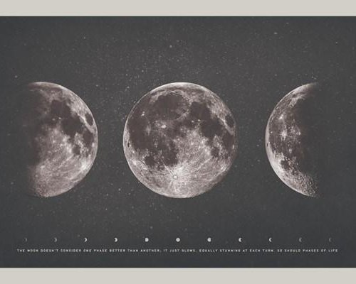 Tsuki 月. Moon Phases by Emilie DeBlack