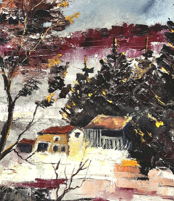 Snow in my countryside 5623