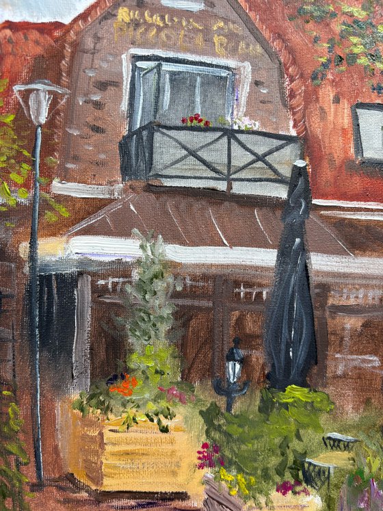 Cafe in Beilen. PleinAir