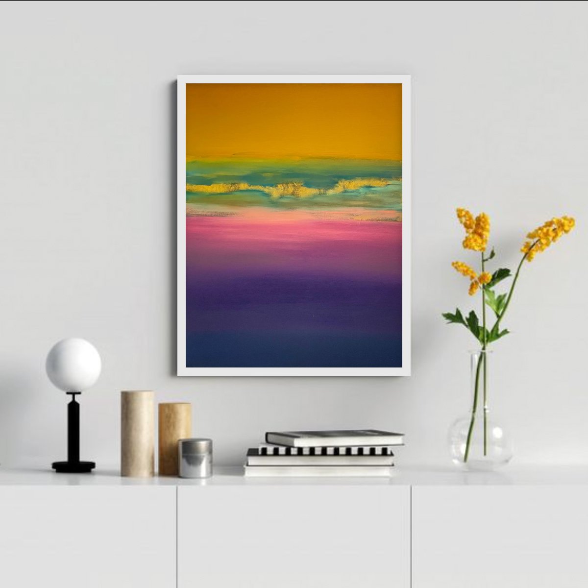 Impressionistic Landscape Oil Painting By Larissa Uvarova, 16 X 20", Deep Inside, Original Artwork