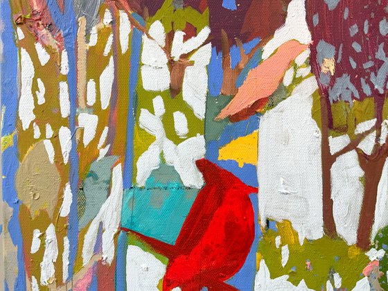 All The Birds In A Winter White