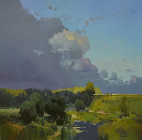 „Rainy Evening” by Vytautas Laisonas
