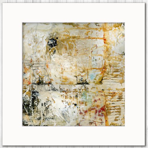 Connective Dance 14 - Highly Textured Abstract Collage Painting by Kathy Morton Stanion by Kathy Morton Stanion