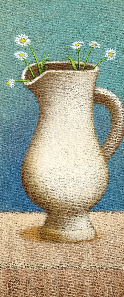 Camomile Jug by Nicholas King