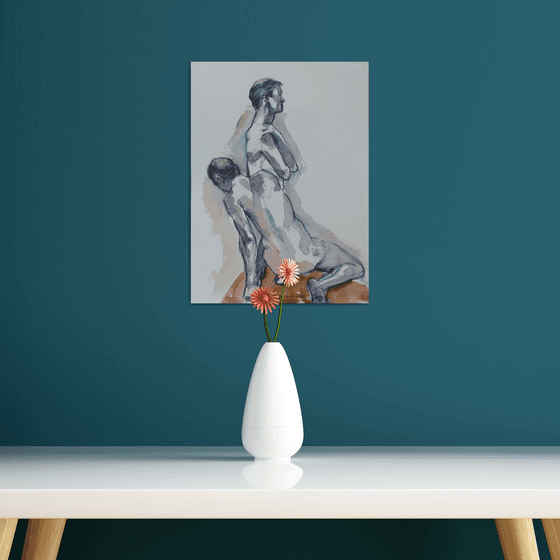 male nude 2 poses