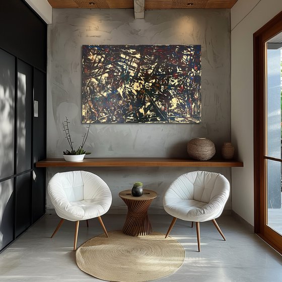 Gold Leaf 120x80x2