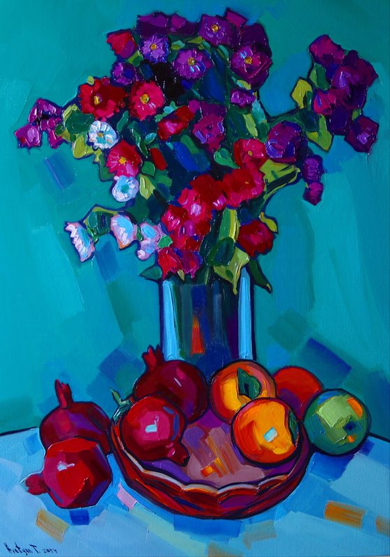 Still life with flowers