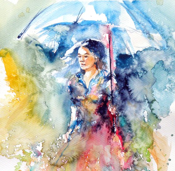 Girl on the field