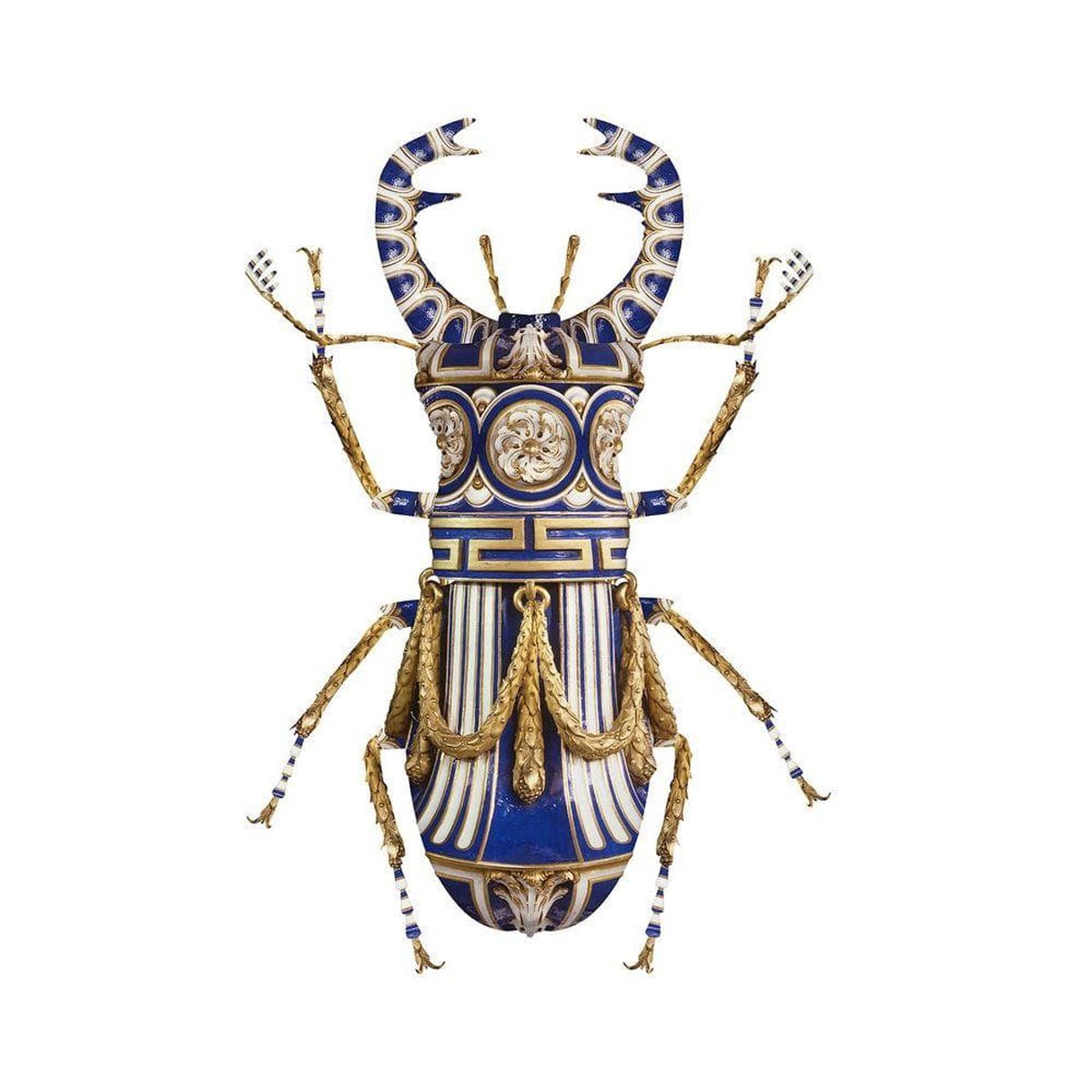 Sevres Lucanus Cervus by Magnus Gjoen