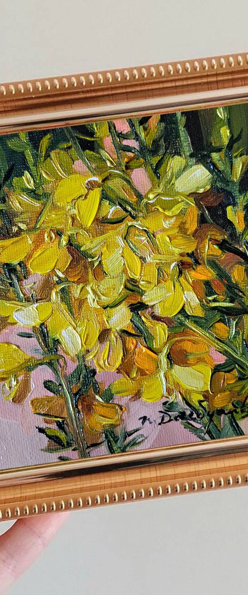 Yellow flower by Nataly Derevyanko