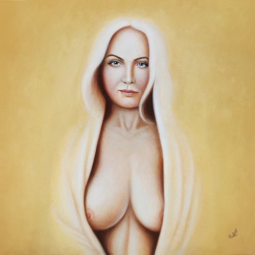 Lady in White by Waldemar Kaliczak