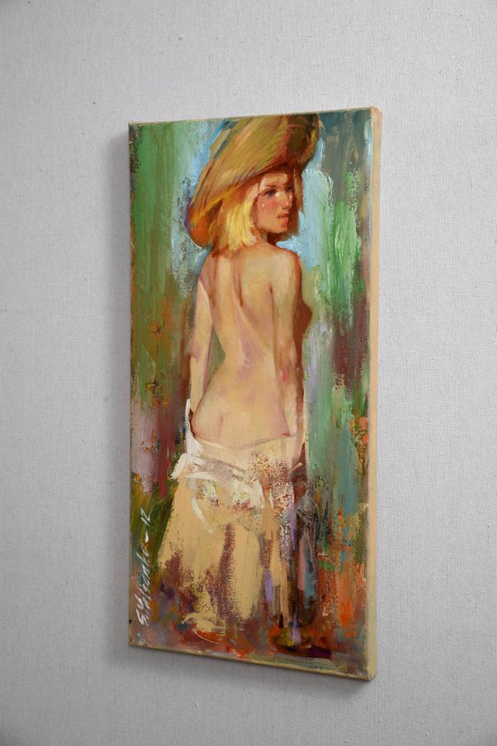 Girl with a Straw Hat