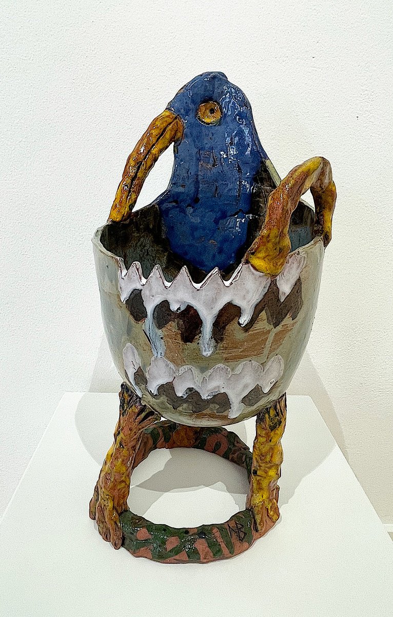 Artisitv Rooster Vase by Nora  Blazeviciute