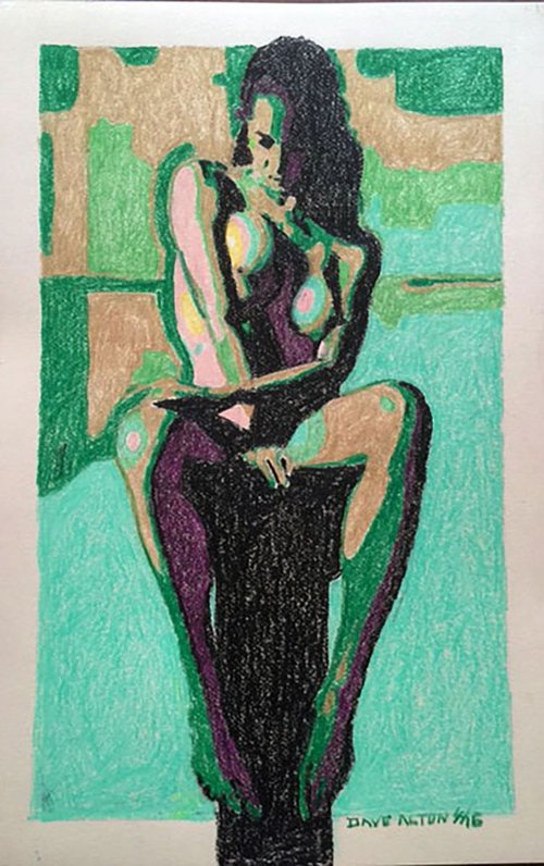Nude on Pedestal 2 by David Alton
