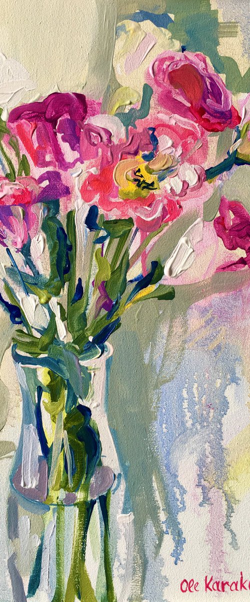 Pink Flower by Ole Karako