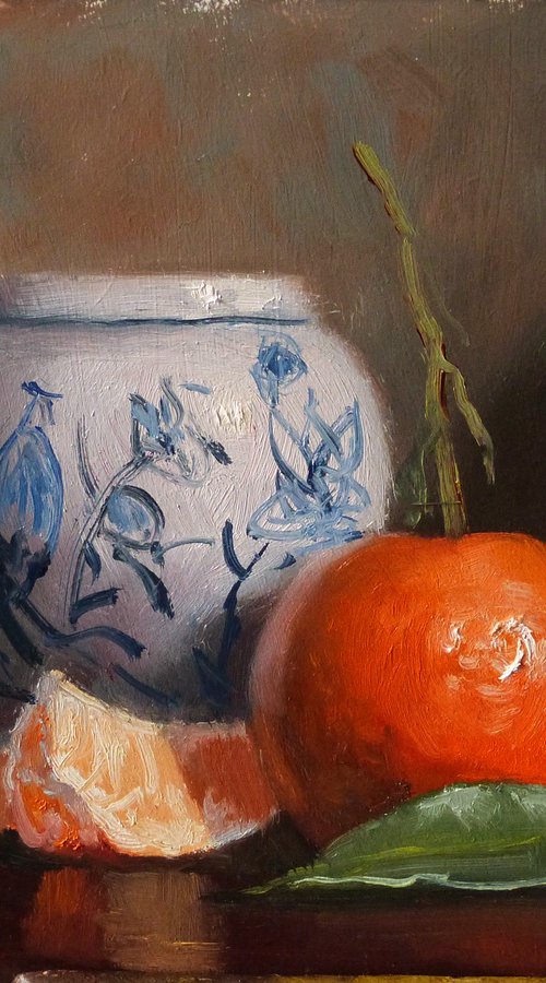 Clémentine et Vase by Pascal Giroud