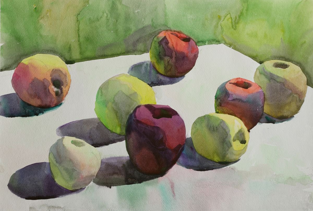 Apples still life by Daniil Belov