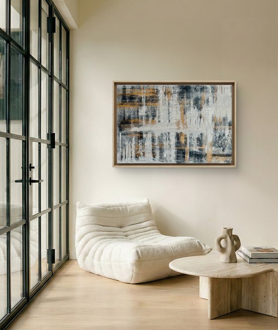 White Drift 100x70x2 cm