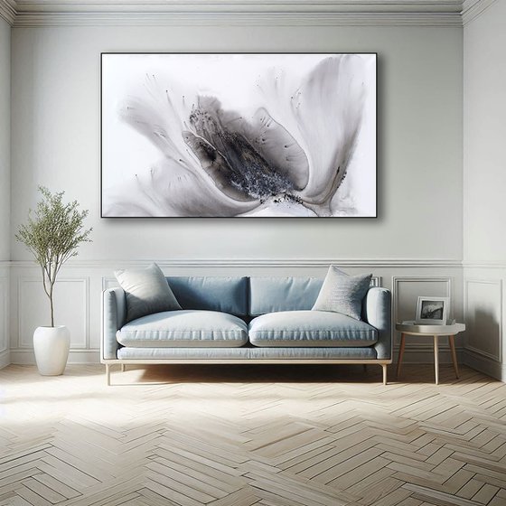 Nature 575 — Abstract Monochrome Surge