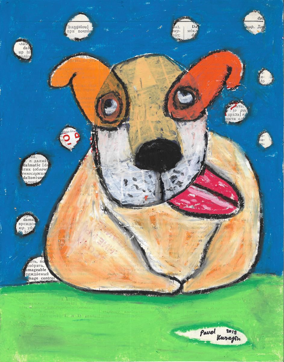 Cartoon dog #3 by Pavel Kuragin