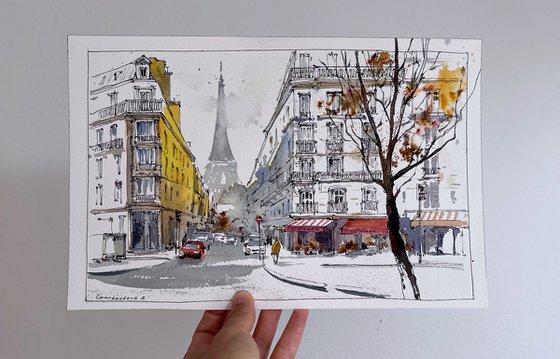 Golden Facades of Paris