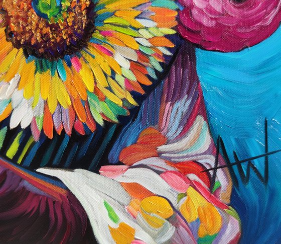 Flower Girl – Floral Portrait