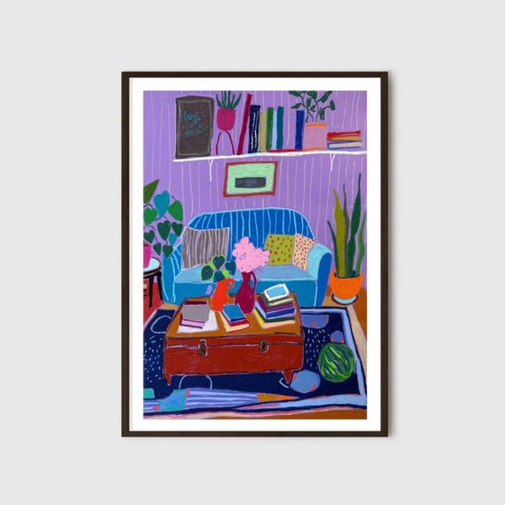 Purple Living Room Dream