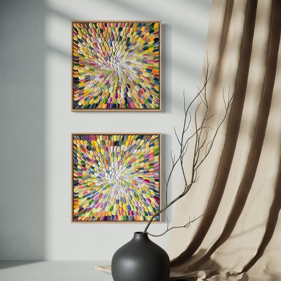 Bloom 45 - diptych