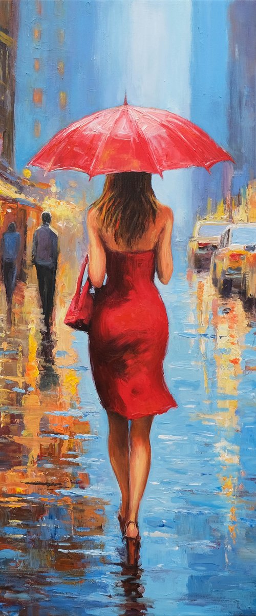 Rainy Evening In The City by Behshad Arjomandi