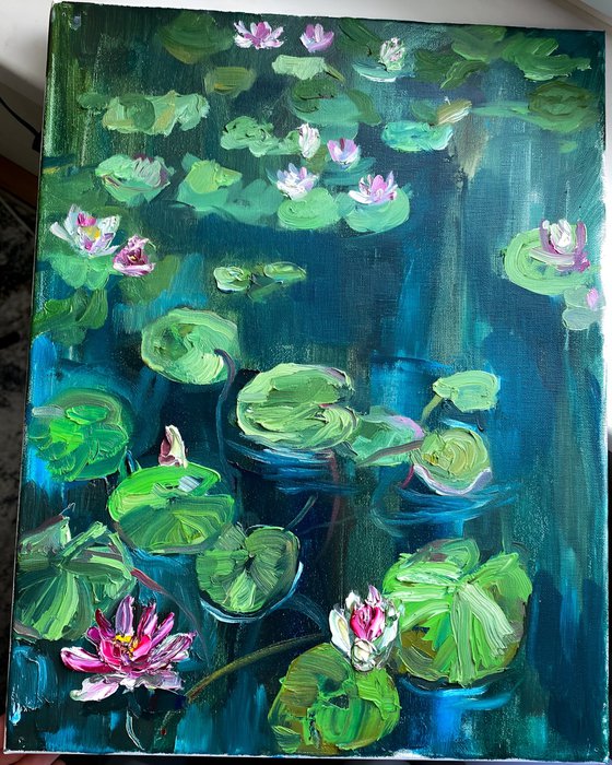 Water Lilies Impressionist Art