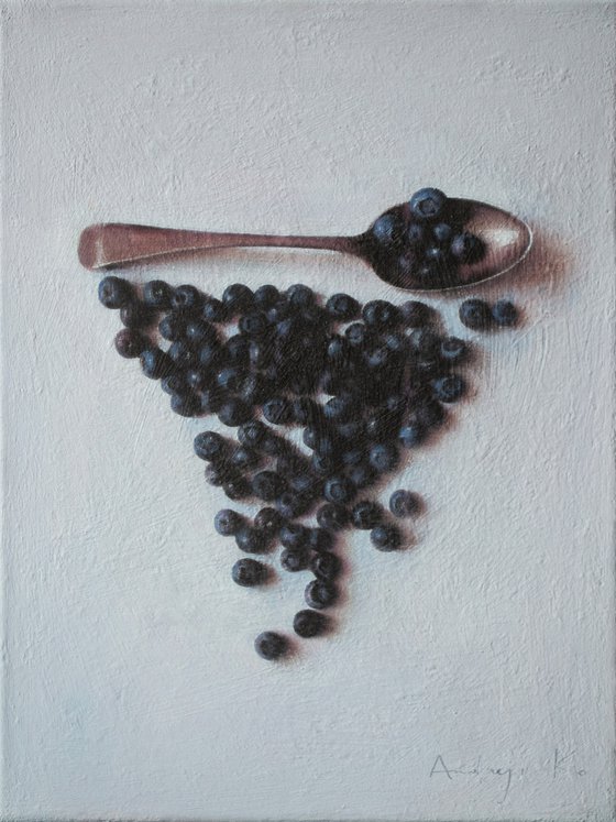 Blueberries with the Spoon