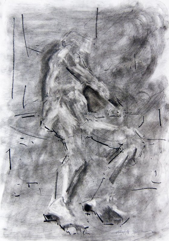 Nude Life Drawing No 303