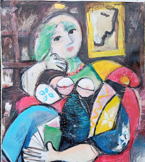 The Girl WGB (insp by Picasso)