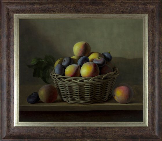 August, 51x61cm(20x24inch), oil on linen 2017, classic original still life