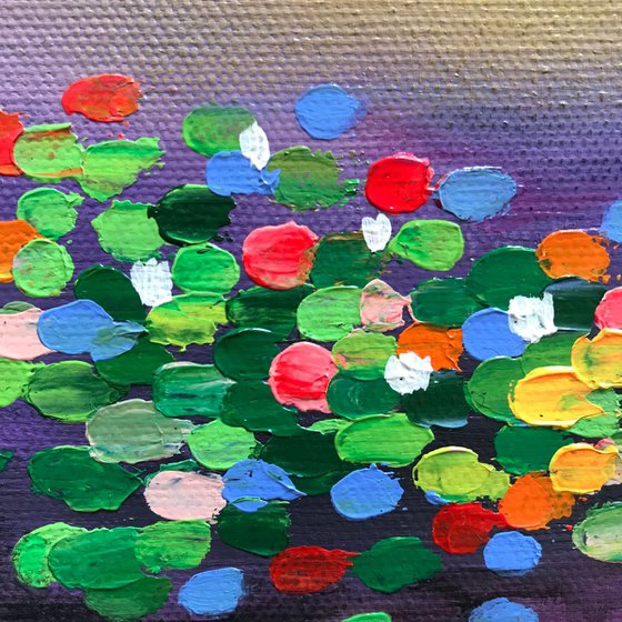 Pond ! Abstract Contemporary! Art for Peace